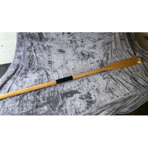 609 - NEW PLASTIMO WOODEN OAR, 1.95M