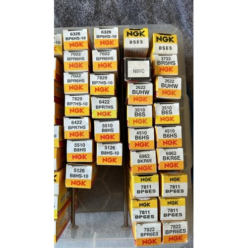 645 - JOB LOT NGK SPARK PLUGS, SEE IMAGES