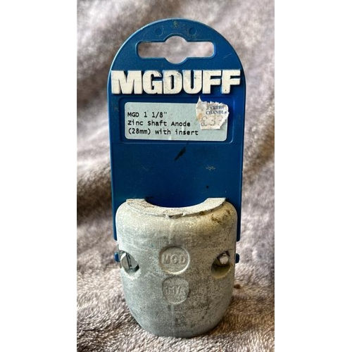 647 - NEW MGDUFF SHAFT SACRIFICIAL ANODE, SEE IMAGE FOR SIZE