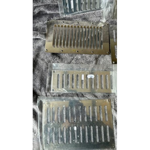 750 - ASSORTED NEW STAINLESS STEEL VENTILATOR GRILLS