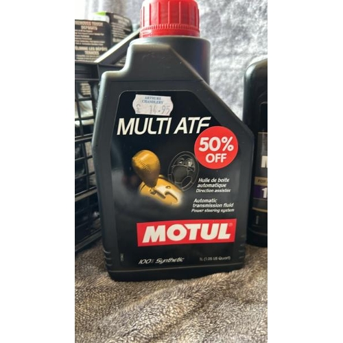 763 - X6 NEW MOTOR OIL, GEAR LUBE, MULTI ATF ETC - 1L EACH