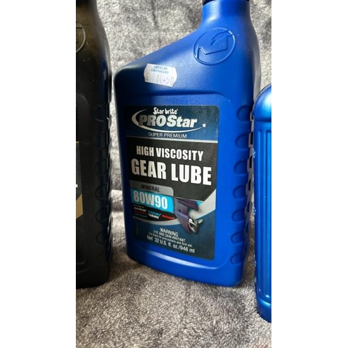 763 - X6 NEW MOTOR OIL, GEAR LUBE, MULTI ATF ETC - 1L EACH