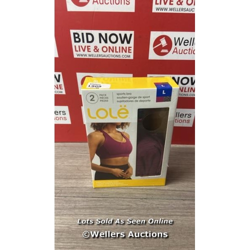 6061 - LOLE SPORTS BRA 2PK / MINIMAL SIGNS OF USE / A13