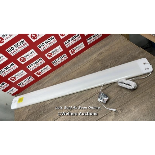 6198 - FEIT SLIM 4FT (1.2M) LED SHOP LIGHT WITH PIR MOTION DETECTION / P6