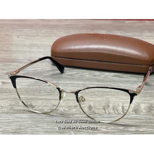 6214 - VAN HEUSEN H182 58X17 BLACK PLASTIC FRAMES / B27