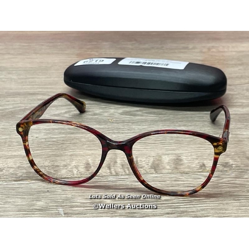 6219 - C.LACROIX CL 1139 25 RED PLASTIC FRAMES / B27