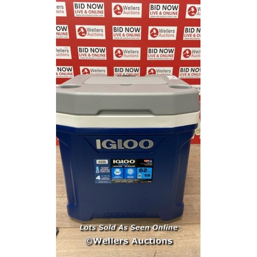 6228 - IGLOO MAX COLD 58 LITRE ROLLER COOL BOX / B4