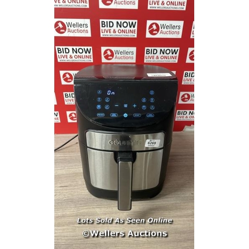 6269 - GOURMIA 6.7L DIGITIAL AIR FRYER / POWERS UP / SIGNS OF USE / B33