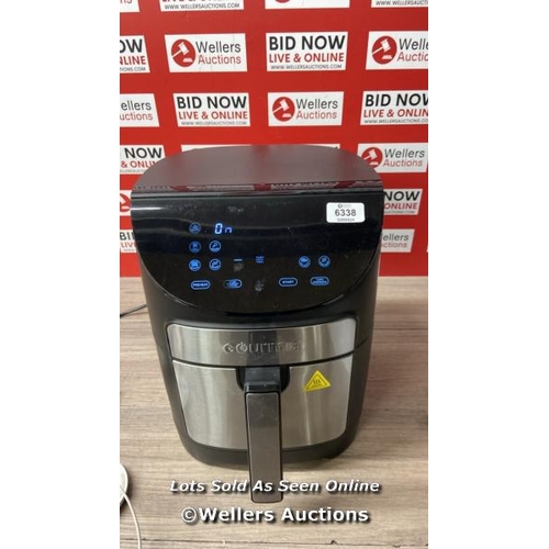 6338 - GOURMIA 6.7L DIGITIAL AIR FRYER / POWERS UP / SIGNS OF USE / C26