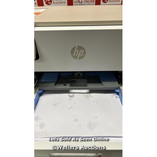 153 - HP ENVY INSPIRE 7220E ALL-IN-ONE HP+ WIRELESS PRINTER / POWERS UP / MINIMAL SIGNS OF USE / E4