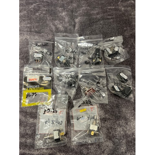 799 - ASSORTED ELECTRICAL SWITCHES INCL. TOGGLE & PUSH/PULL & ROCKER