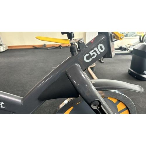 12 - SPORTSART FITNESS C510 INDOOR CYCLE, APPROX OVERALL DIMENSIONS 122CM (H) X 104CM (L) X 64CM (W)