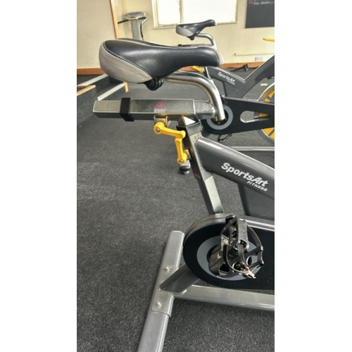 13 - SPORTSART FITNESS C510 INDOOR CYCLE, APPROX OVERALL DIMENSIONS 122CM (H) X 104CM (L) X 64CM (W)