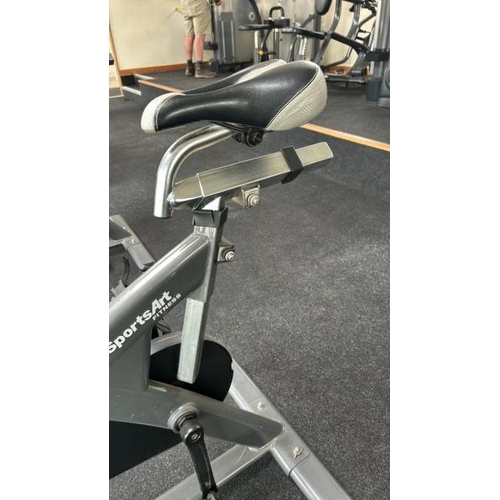 13 - SPORTSART FITNESS C510 INDOOR CYCLE, APPROX OVERALL DIMENSIONS 122CM (H) X 104CM (L) X 64CM (W)