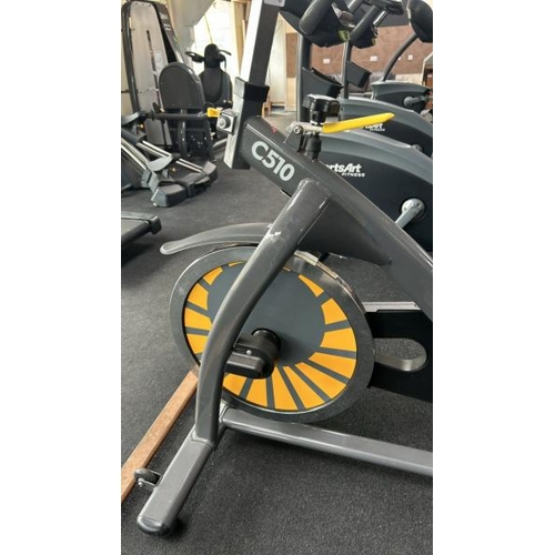 14 - SPORTSART FITNESS C510 INDOOR CYCLE, APPROX OVERALL DIMENSIONS 122CM (H) X 104CM (L) X 64CM (W)