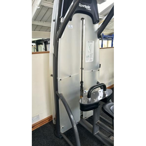 19 - SPORTSART FITNESS S926 LAT PULLDOWN MACHINE, 100KG WEIGHT CAPACITY, INCLUDES X4 WIDE GRIP AND X1 CLO... 