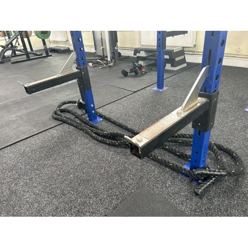 24 - FUNCTIONAL TRAINING RIG, TO INCLUDE DIP ATTACHMENT, PLATFORM ATTACHMENT, TRX SUSPENSION TRAINING BAN... 