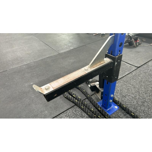 24 - FUNCTIONAL TRAINING RIG, TO INCLUDE DIP ATTACHMENT, PLATFORM ATTACHMENT, TRX SUSPENSION TRAINING BAN... 