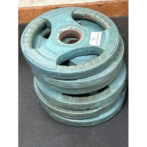 31 - X6 PHYSICAL 10KG PLATES