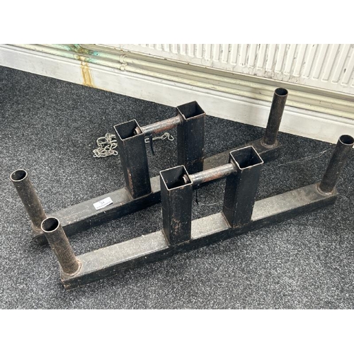 34 - X2 FARMERS WALK HANDLES, 100CM (L)