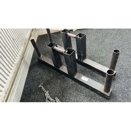 34 - X2 FARMERS WALK HANDLES, 100CM (L)