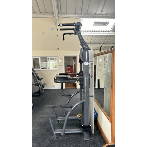 49 - SPORTSART FITNESS S911 ASSISTED CHIN AND DIP MACHINE, 100KG WEIGHT CAPACITY, APPROX OVERALL DIMENSIO... 