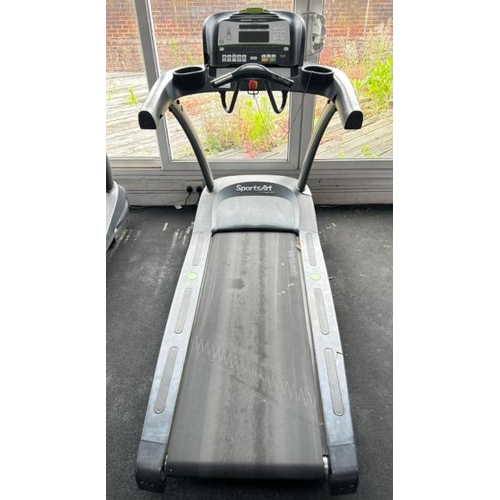 5 - SPORTSART FITNESS T655 TREADMILL, APPROX OVERALL DIMENSIONS 150CM (H) X 220CM (L) X 100CM (W)