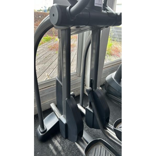 7 - SPORTSART FITNESS E875 ELLIPTICAL, APPROX OVERALL DIMENSIONS 170CM (H) X 220CM (L) X 70CM (W)