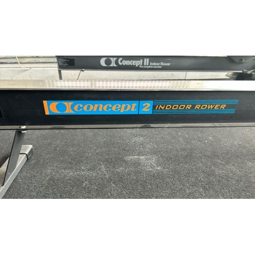 9 - CONCEPT 2 INDOOR ROWING MACHINE, APPROX OVERALL DIMENSIONS 85CM (H) X 240CM (L) X 62CM (W)