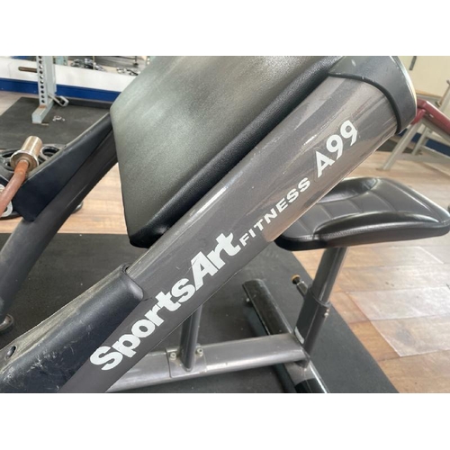 95 - SPORTSART FITNESS A999 PREACHER CURL STATION, APPROX OVERALL MEASUREMENTS 96CM (H) X 76CM (W) X 120C... 