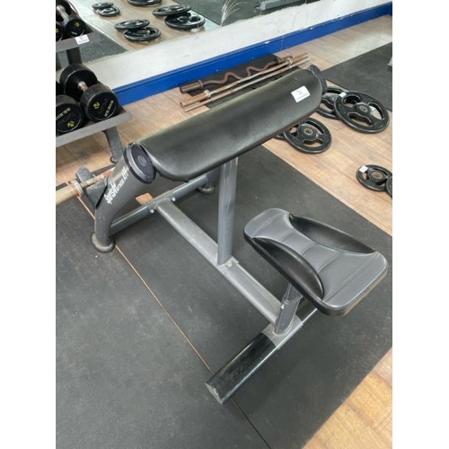 95 - SPORTSART FITNESS A999 PREACHER CURL STATION, APPROX OVERALL MEASUREMENTS 96CM (H) X 76CM (W) X 120C... 