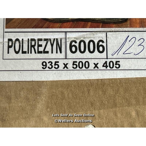 8020 - LYING GIRL COFFEE TABLE MARBLE EFFECT / NEW / CON