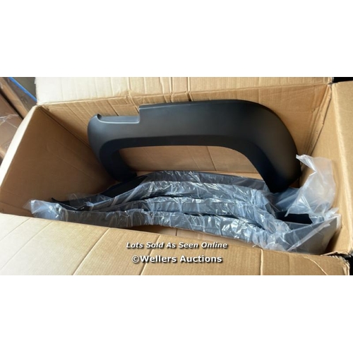 8021 - 100MM OEM STYLE MATTE BLACK WHEEL ARCH FENDER FLARE SET FOR VW AMAROK  / CON