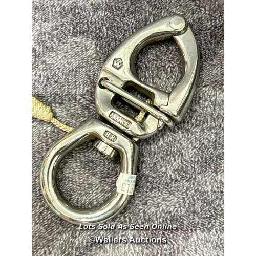 871 - WICHARD HR QUICK RELEASE WITH SWIVEL EYE SNAP SHACKLE