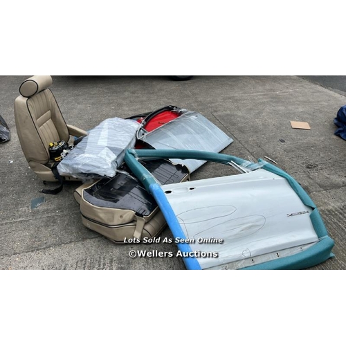 8027 - JOB LOT OF ASSORTED CAR PARTS