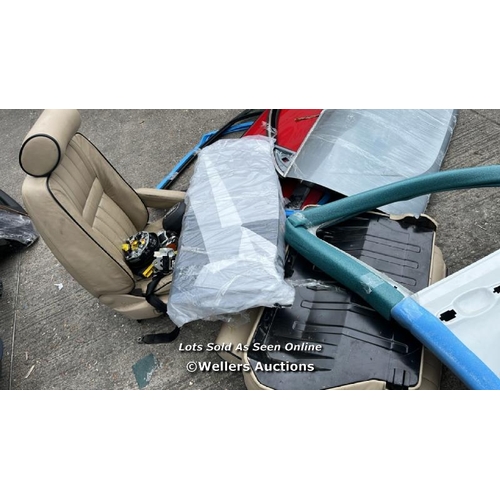 8027 - JOB LOT OF ASSORTED CAR PARTS