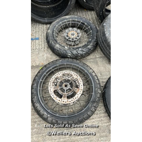 8029 - JOB LOT OF ASSORTED WHEELS AND TYRES