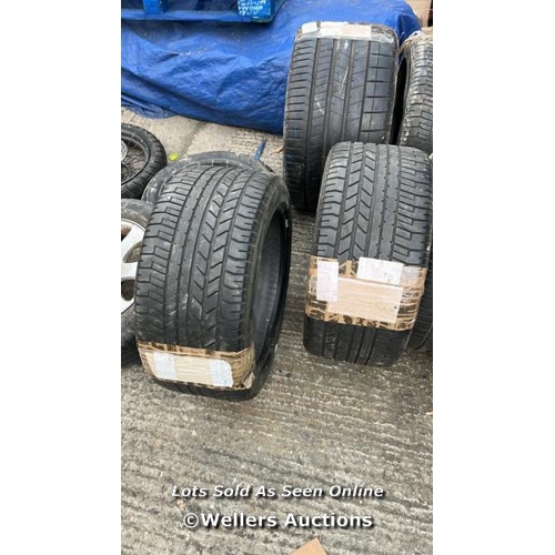8029 - JOB LOT OF ASSORTED WHEELS AND TYRES