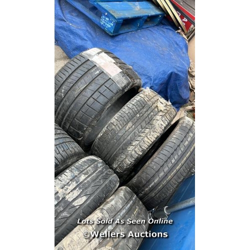 8029 - JOB LOT OF ASSORTED WHEELS AND TYRES