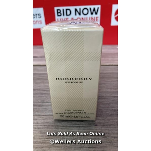 8106 - BURBERRY WEEKEND EAU DE PARFUM 50ML / BRAND NEW AND SEALED / G43