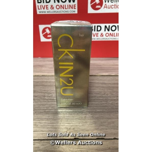 8112 - CALVIN KLEIN CKIN2U EAU DE TOILETTE 50ML / BRAND NEW AND SEALED / G43