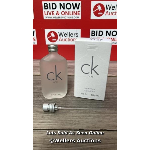 8115 - CALVIN KLEIN CKONE EAU DE TOILETTE 50ML / BRAND NEW AND SEALED / G43