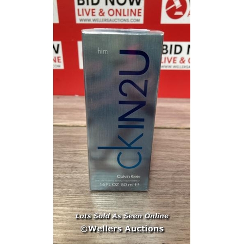 8120 - CALVIN KLEIN CKIN2U HIM EAU DE TOILETTE 50ML / BRAND NEW AND SEALED / G43