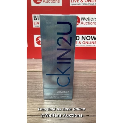 8124 - CALVIN KLEIN CKIN2U HIM EAU DE TOILETTE 100ML / BRAND NEW AND SEALED / G43