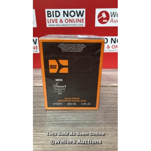 8126 - MEN SMART COLLECTION NO. 332 100ML / BRAND NEW AND SEALED / G43