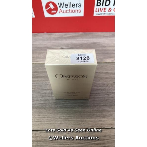 8128 - CALVIN KLEIN OBSESSION FOR MEN EAU DE TOILETTE 75ML / BRAND NEW AND SEALED / G43