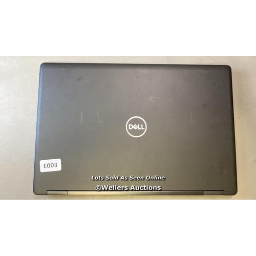 9503 - DELL LATITUDE 5590 / 16GB RAM / 500GB HD / INTEL CORE I5-8350U @ 1.70GHZ / ST: CVQZ4Y2 / WINDOWS 10 ... 