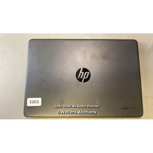 9514 - HP LAPTOP MODEL 14S-DQ0034NA / 4GB RAM / 128GB HD / INTEL CELERON N4120 @ 1.10GHZ / SN: 5CD3325PYX /... 