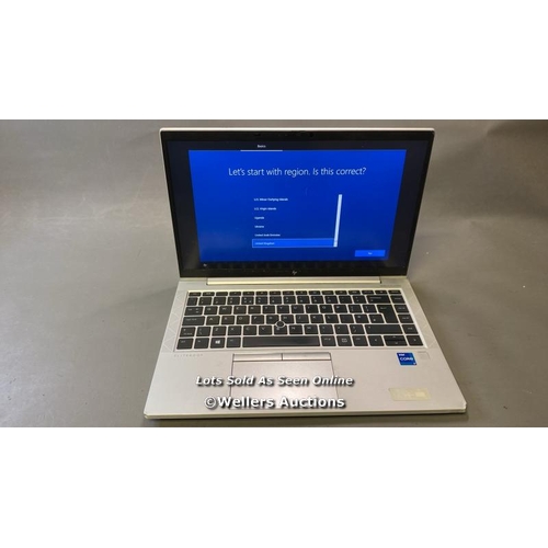 9518 - HP ELITEBOOK 840 G8 / 16GB RAM / 250GB HD / INTEL CORE I7-1165G7 @ 2.80GHZ / SN: 5CG1413MFD / WINDOW... 