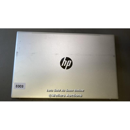 9519 - HP PAVILION MODEL 15-EG3003NA / 16GB RAM / 500GB HD / INTEL CORE I7-1355U @ 1.70GHZ / SN: 5CD321L4XS... 